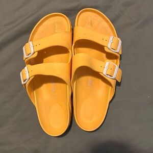 Birkenstock EVA Sandals in Yellow.